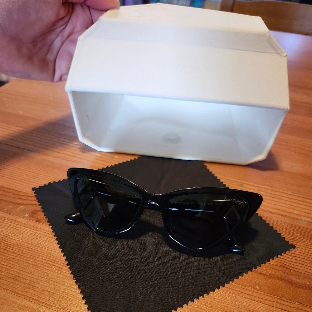 JIMMY CHOO SUNGLASSES- GORGEOUS, OLD HOLLYWOOD STYLE, BRAND NEW, NEVER WORN!